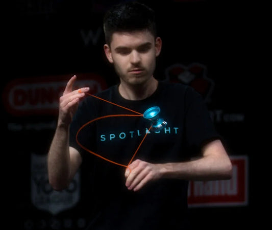 Spotlight T-shirt Blue Logo