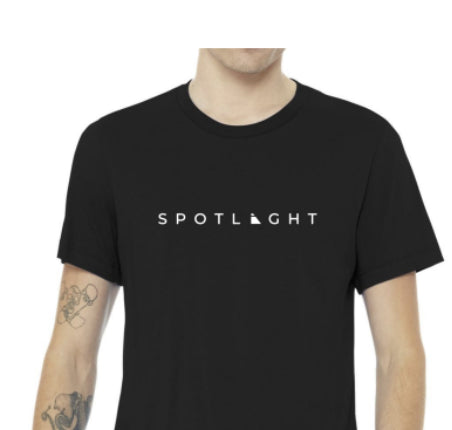 Spotlight T-shirt White Logo